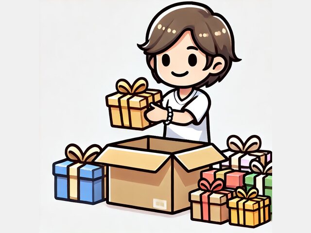 Customer unboxing a Mystery Box from mysteryboxonline.de, discovering hidden treasures